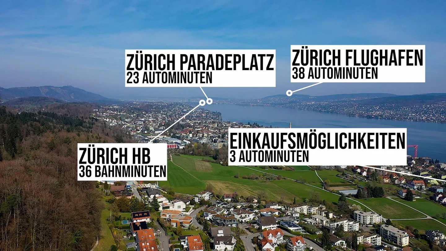 Appartamento da sogno di 4,5 stanze con vista sul lago a Oberrieden - Foto 16 di 21