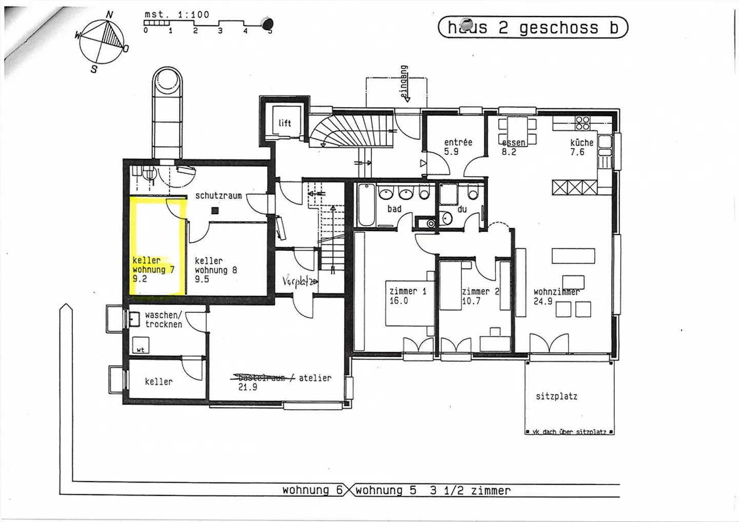 Appartamento da sogno di 4,5 stanze con vista sul lago a Oberrieden - Foto 20 di 21