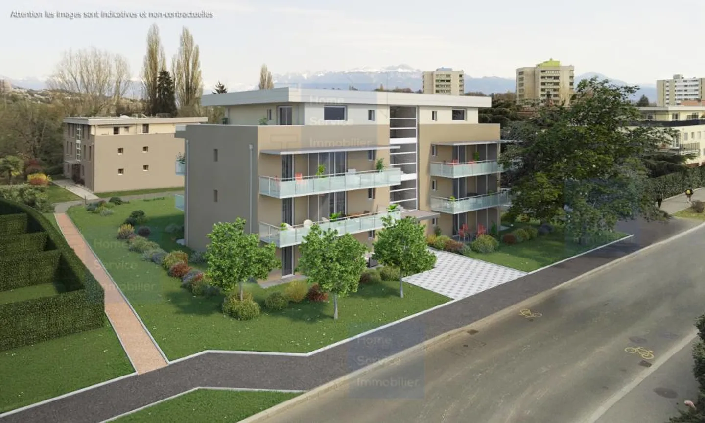 Wohnung 2,5 Zimmer im Erdgeschoss mit Garten in Chavannes, Grundstück 5 - Foto 3 von 13