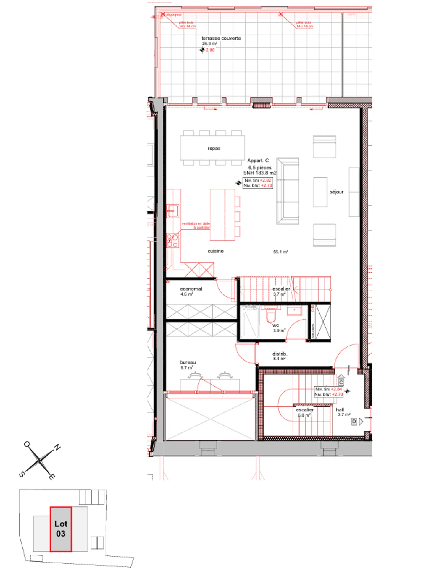 Duplex 6.5 rooms - Photo 5 of 6