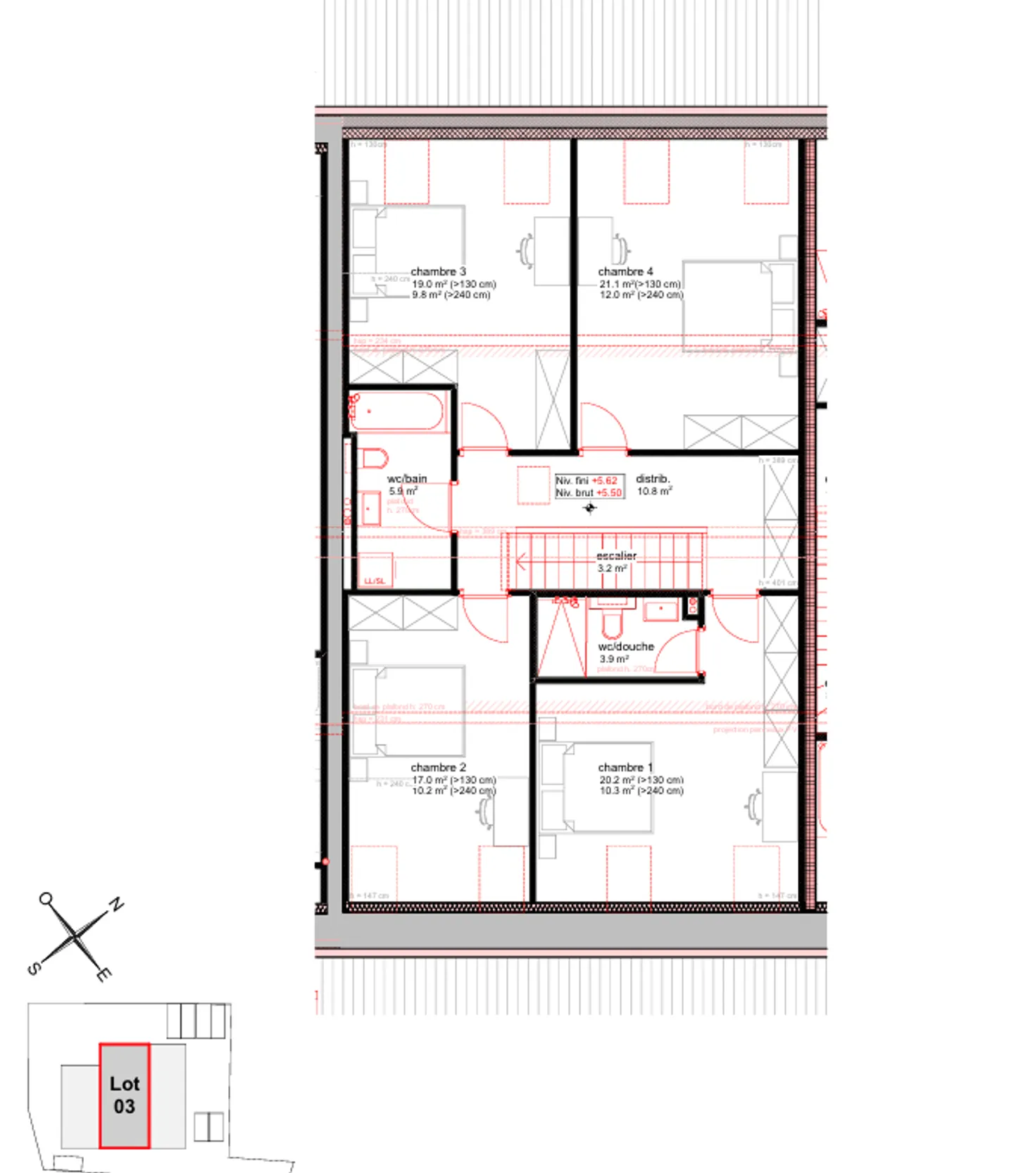 Duplex 6.5 rooms - Photo 6 of 6