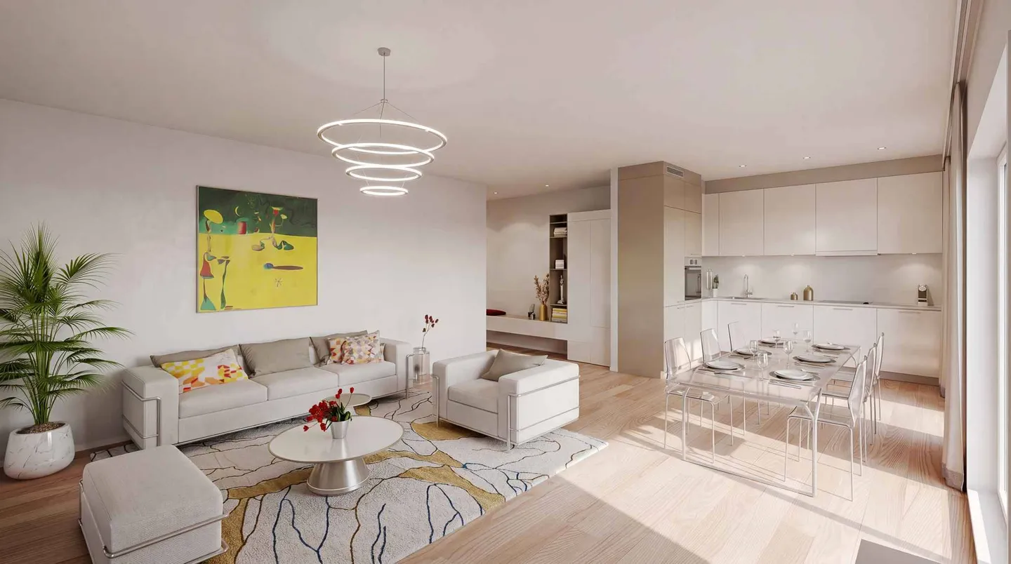 Bellissimo nuovo appartamento di 2,5 stanze con balcone - Foto 4 di 7