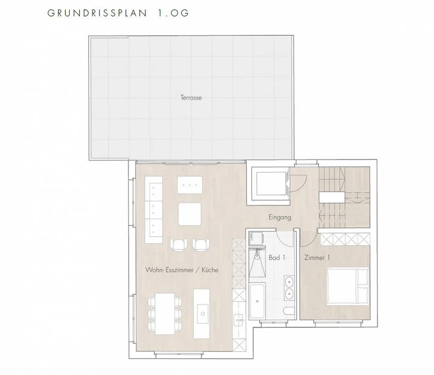 Nuovo edificio Dinkelbergstrasse, Appartamento 3 - Attico Maisonette - Foto 11 di 12