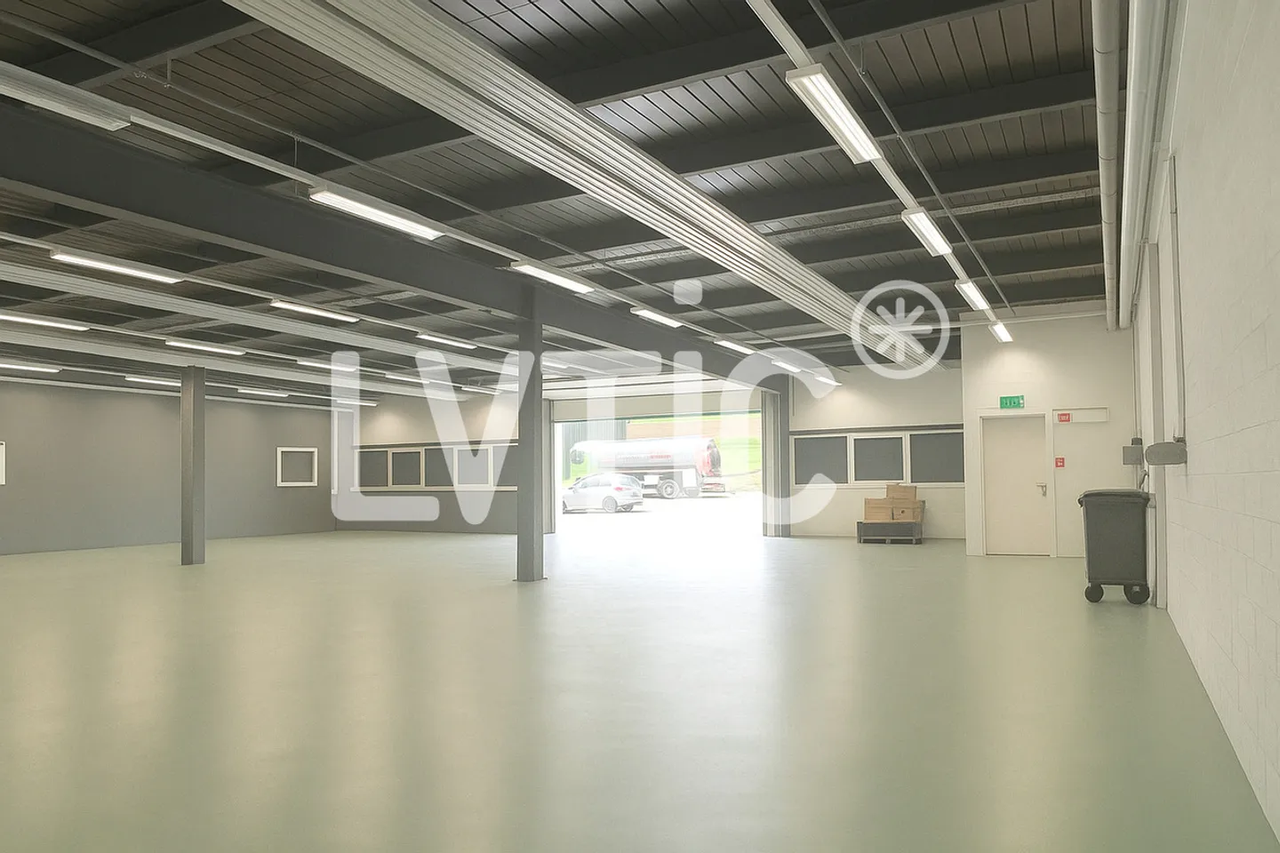 Atelier, dépôt de 370 m2 à louer à Vuisternens-en-Ogoz - Rossens - Photo 2 sur 7