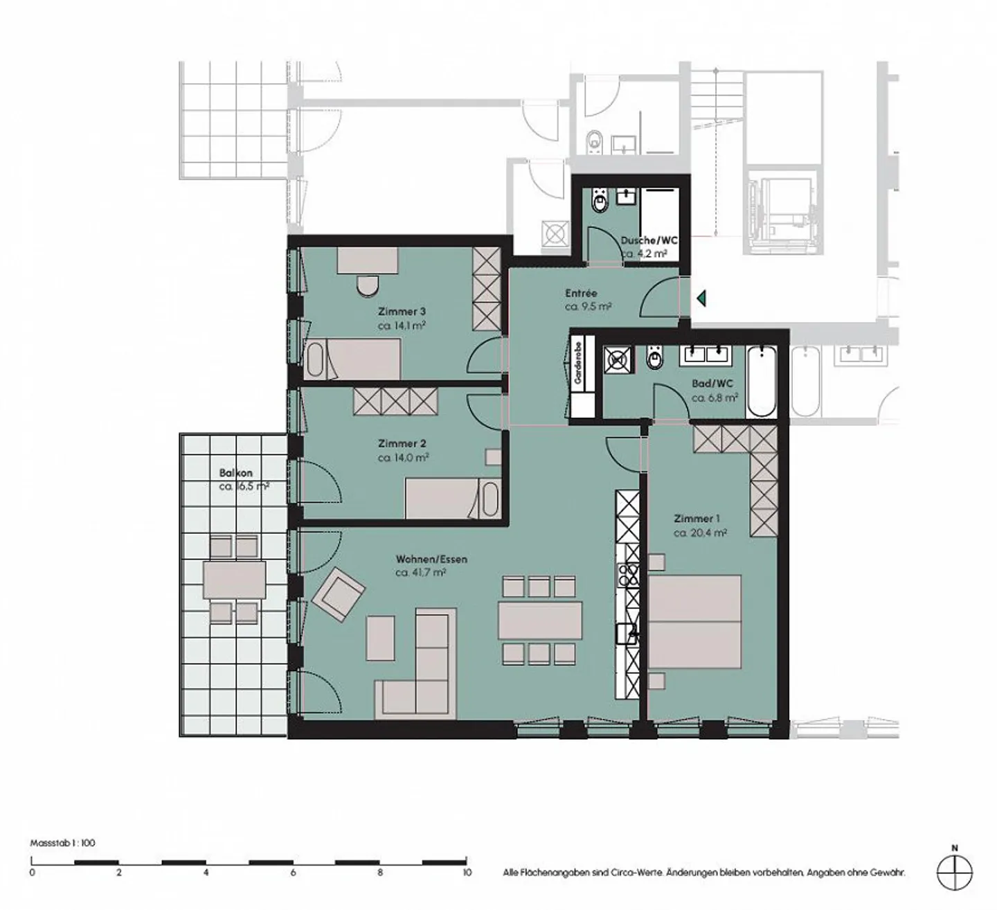 Modern apartment with cozy terrace - Photo 6 of 6