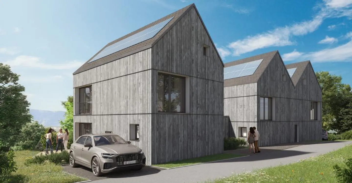 Villa Minergie, ossature bois, vente sur plan - Photo 3 sur 6
