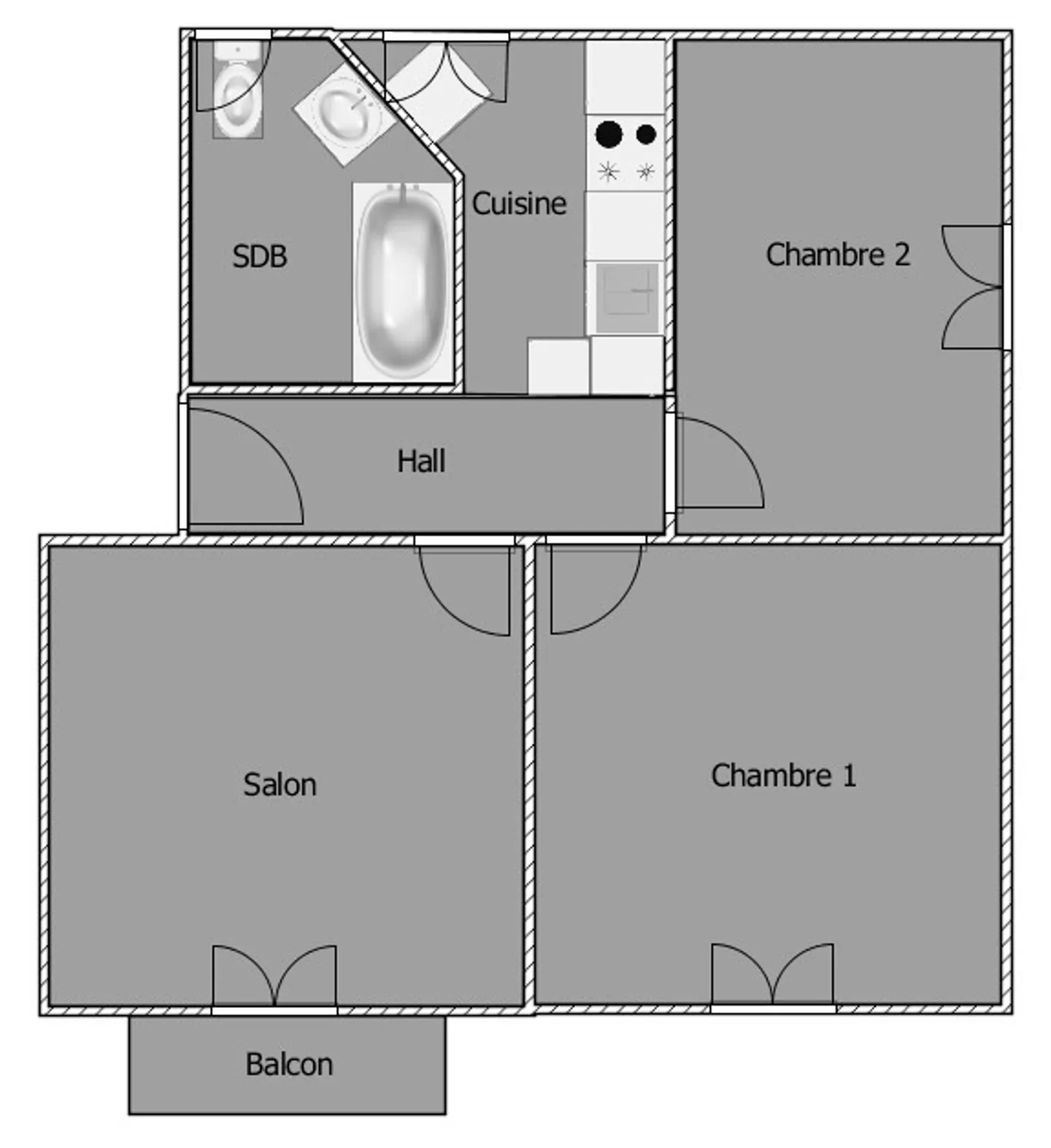 Rue des Sablons 1, Neuchâtel - 3-room apartment on the 2nd floor - Photo 5 of 6