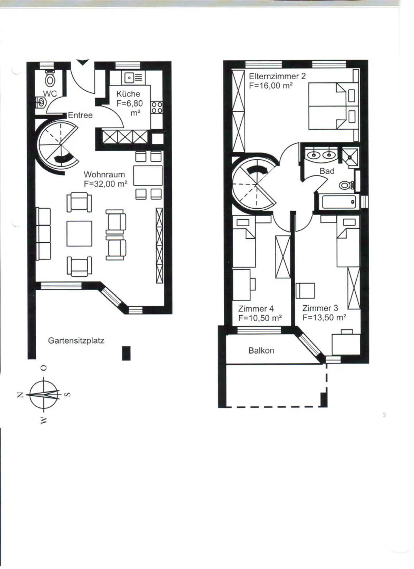 Appartamento giardino maisonette di 4,5 stanze - Foto 3 di 15