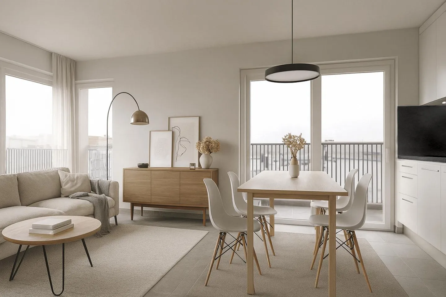 Wunderschöne neue Penthouse-Wohnung mit Terrasse und Seeblick - Foto 1 von 3