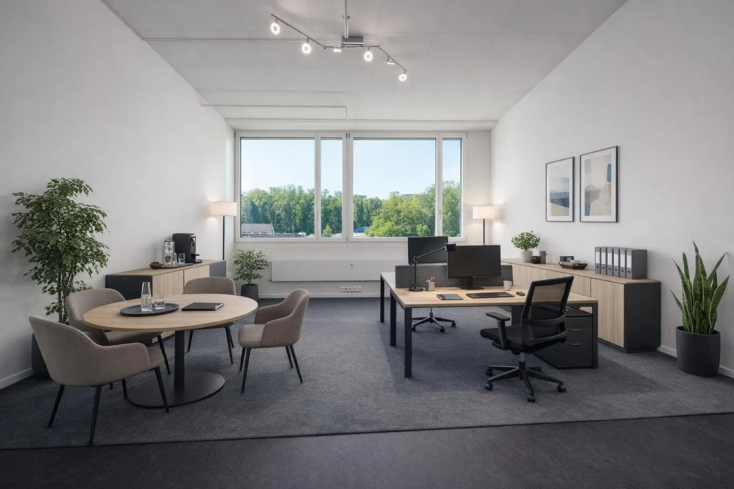 Spazio ufficio attraente con 3 stanze in un edificio commerciale ambito a Al... - Foto 3 di 11