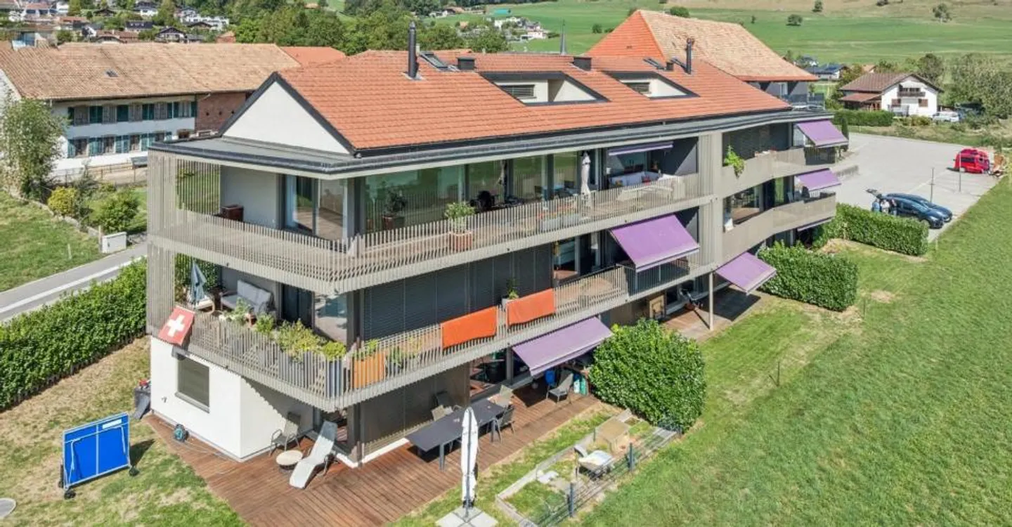 Sublime Duplex-Penthouse mit atemberaubendem Blick auf den Gruyère-See - Foto 10 von 11