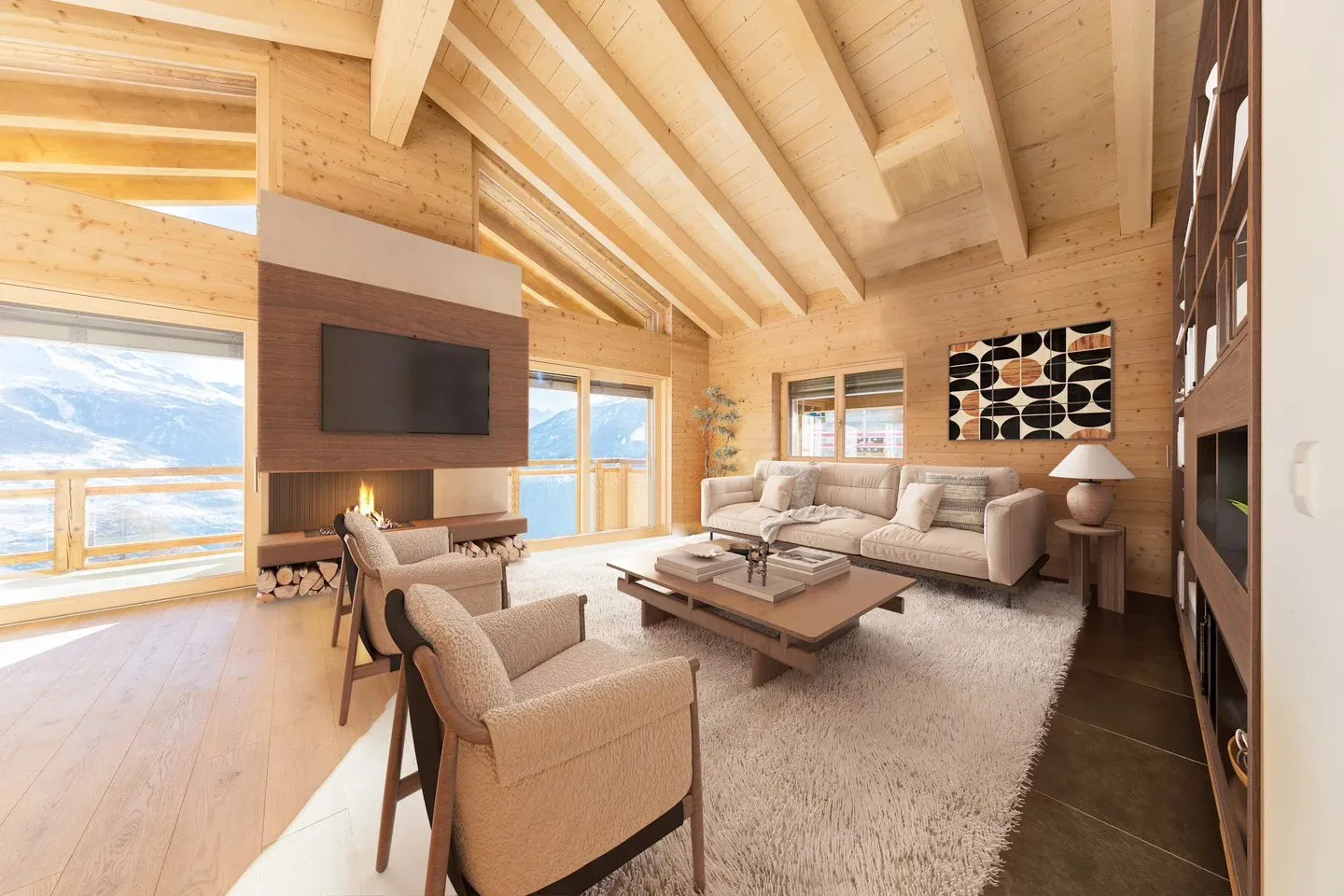 «Wunderschöne Bergwohnung mit Panoramablick» - Foto 1 von 4