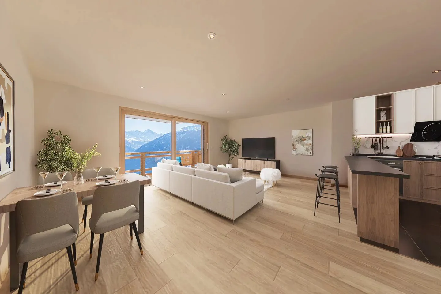 «Wunderschöne Bergwohnung mit Panoramablick» - Foto 2 von 4