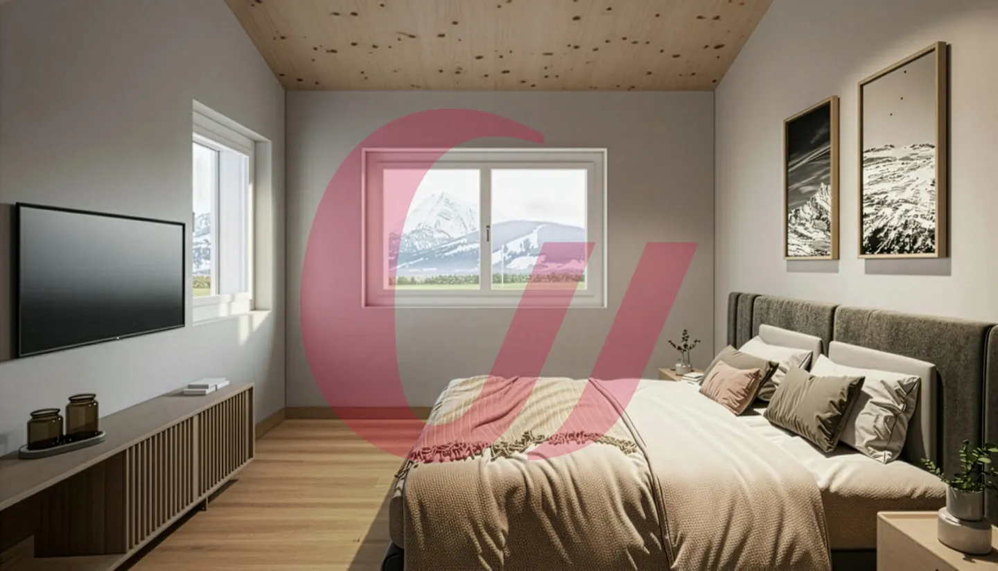 ZUM VERKAUF - 5 DOPPELHAUSHÄLFTEN - RIVE DE L'ONDINE - RIAZ - Foto 6 von 7