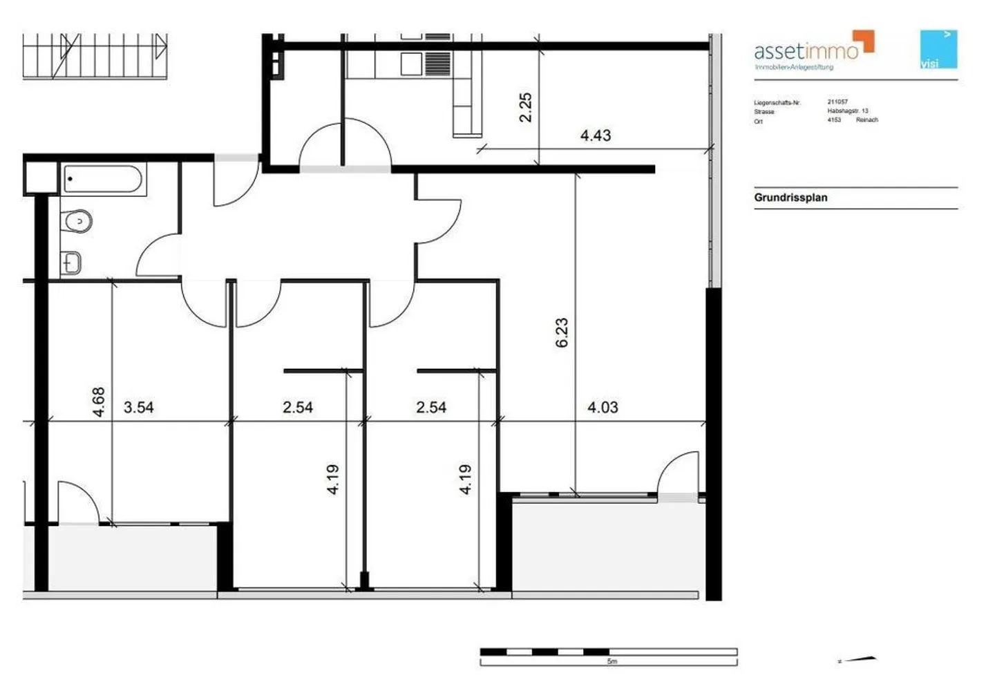 Appartement spacieux de 4,5 pièces dans un emplacement familial! - Photo 7 sur 7