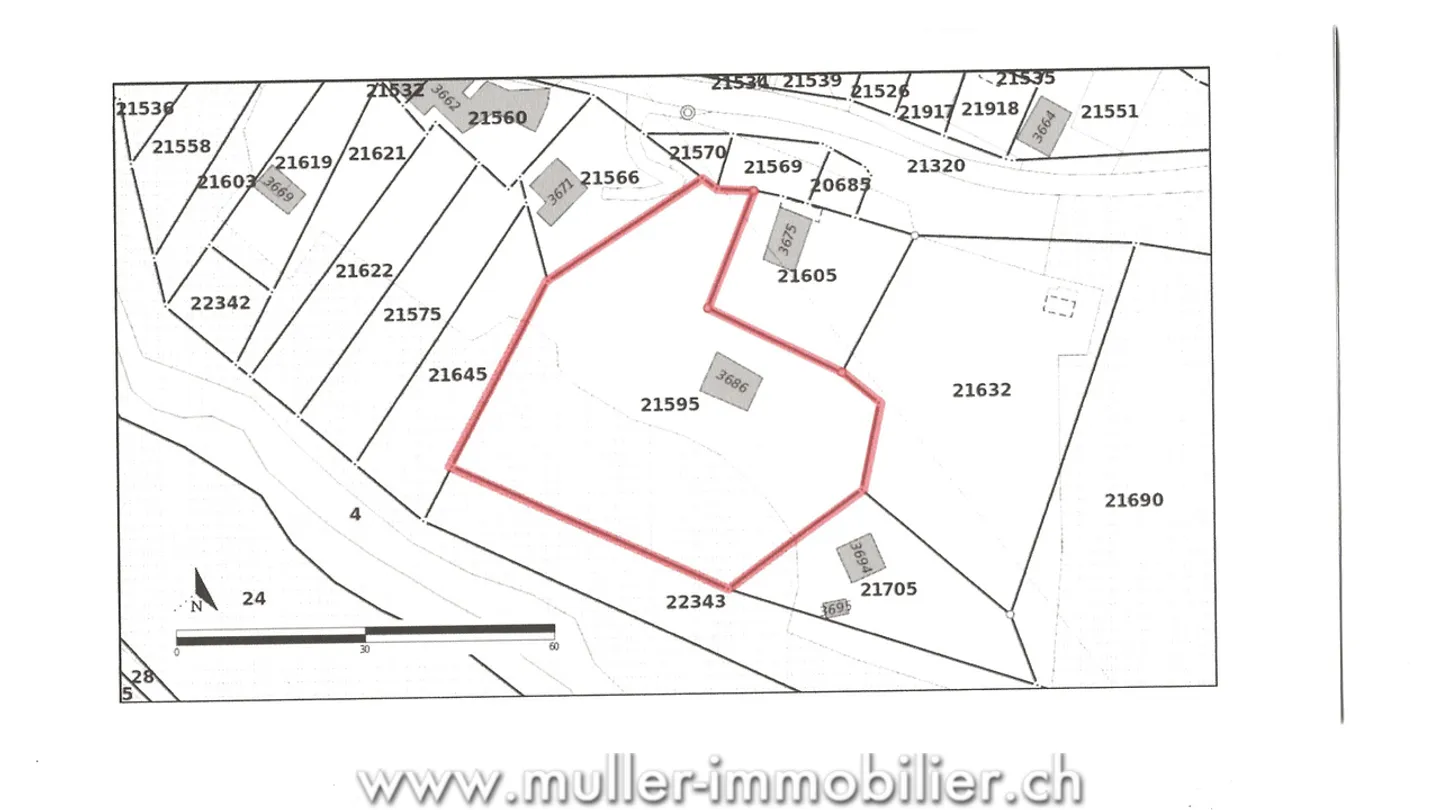 Building land with valid permit in Savièse - Photo 10 of 13