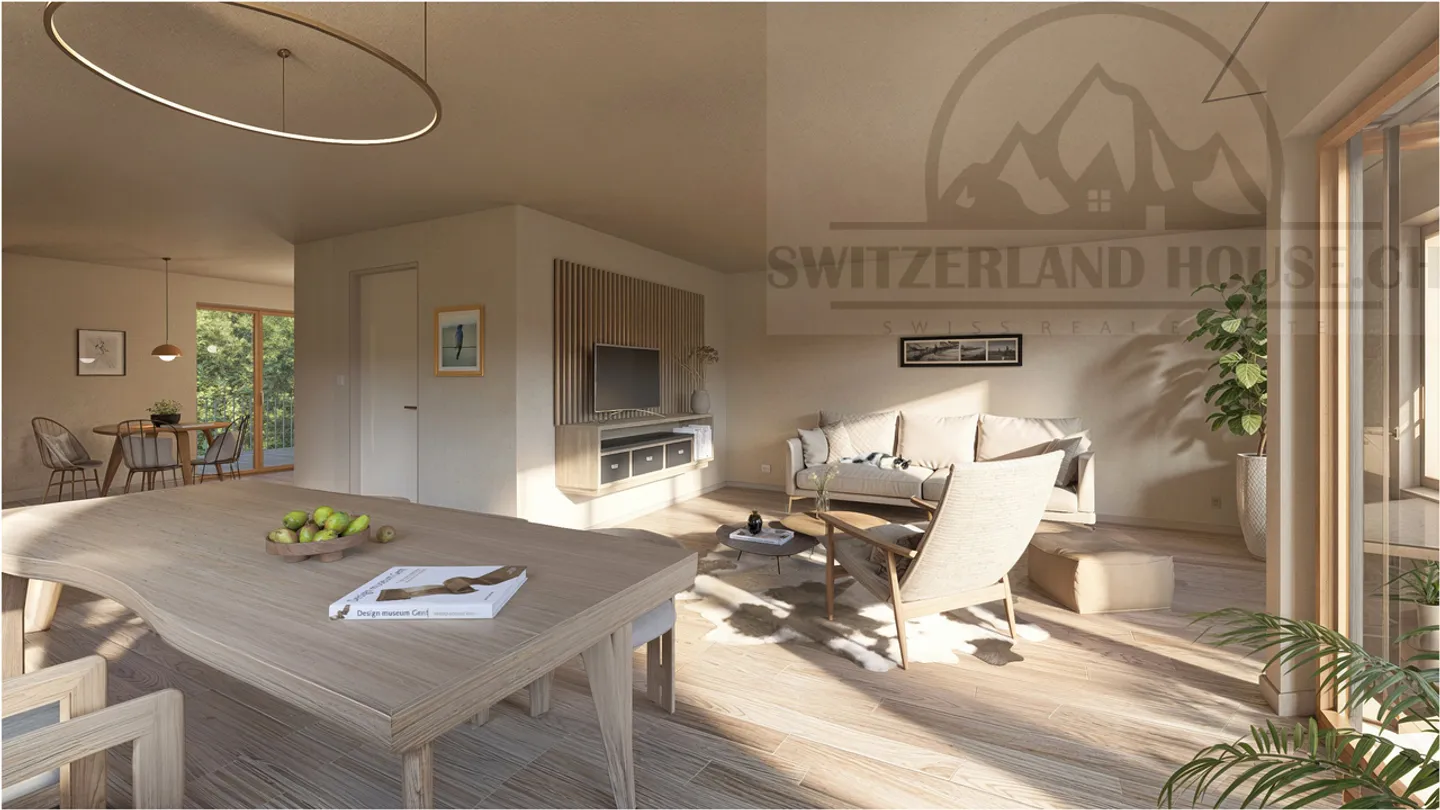 Wunderschöne 2,5 Zimmer in der Nähe der Sarine in der Unterstadt von Freiburg - Foto 5 von 9