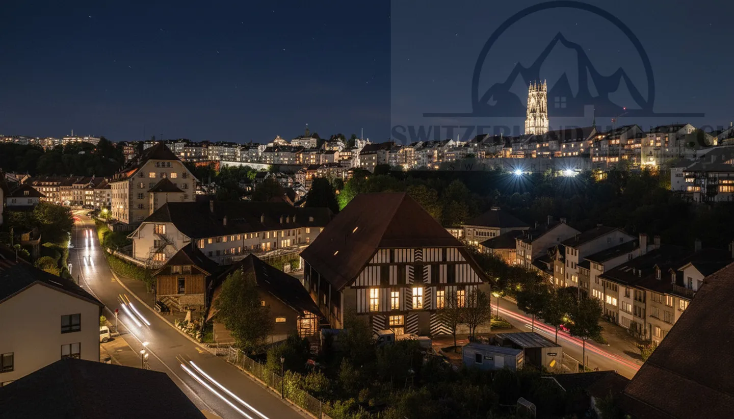 Wunderschöne 2,5 Zimmer in der Nähe der Sarine in der Unterstadt von Freiburg - Foto 7 von 9