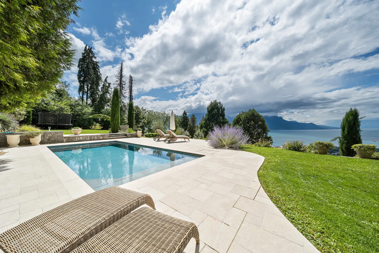 Stunning property with pool, panoramic view above Montreux - Photo 1 of 22