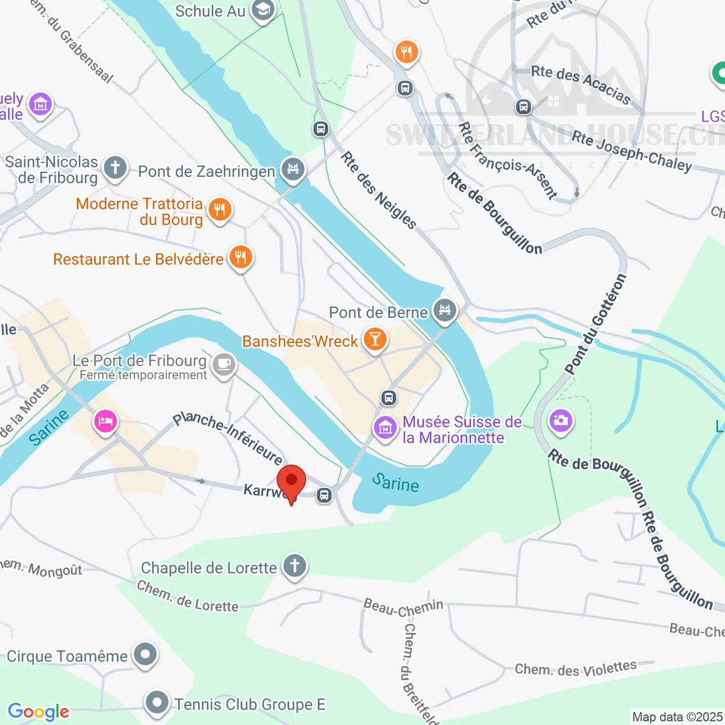 Wunderschöne 2,5 Zimmer in der Nähe der Sarine in der Unterstadt von Freiburg - Foto 9 von 9