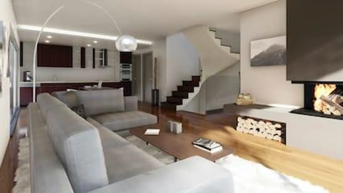 Villa con 4,5 camere, giardino e vista libera a Brè sopra Lugano - Foto 7 di 13