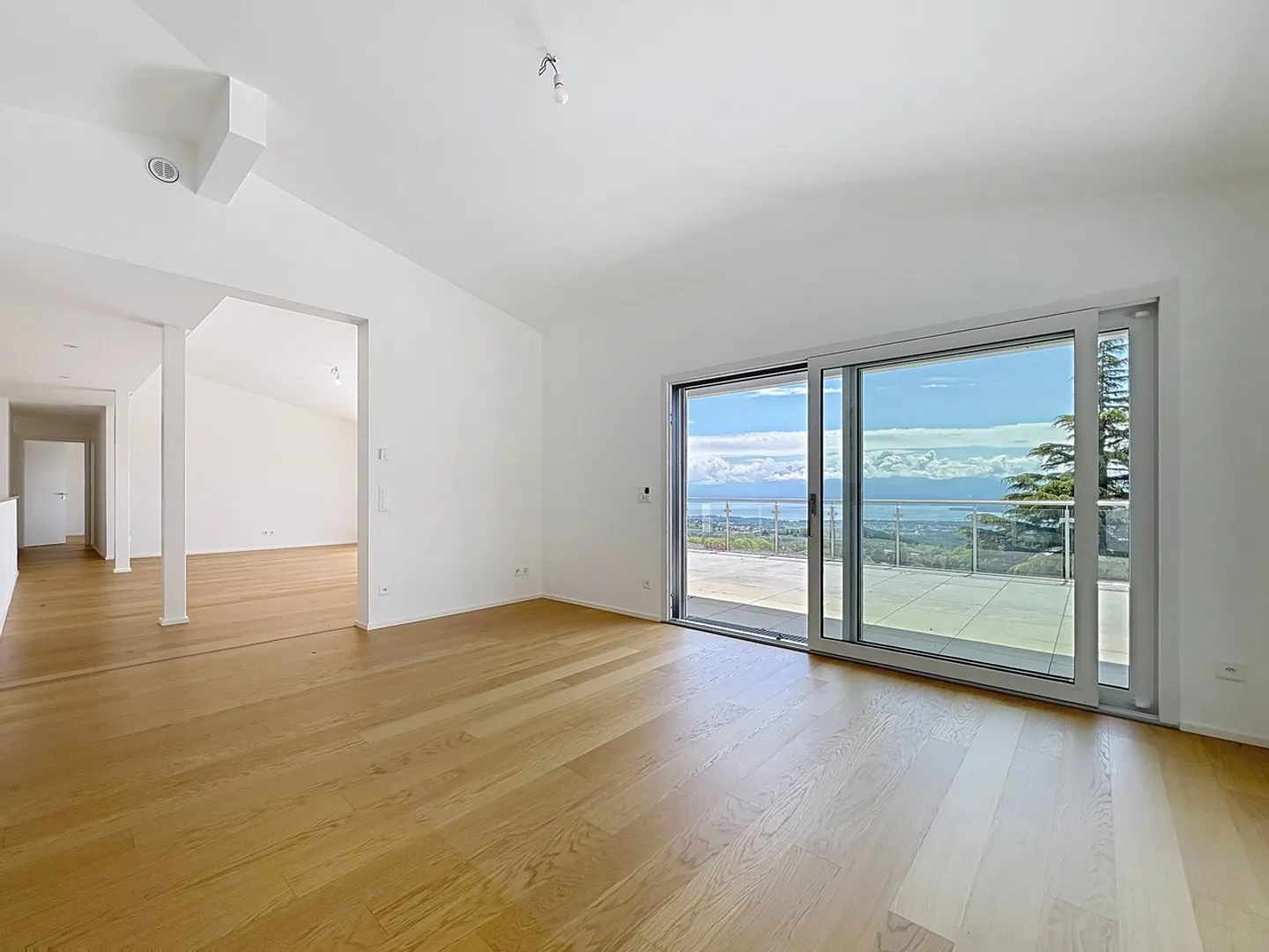 Außergewöhnliche Villa mit Panoramablick auf den Genfersee und die Alpen - Foto 5 von 16