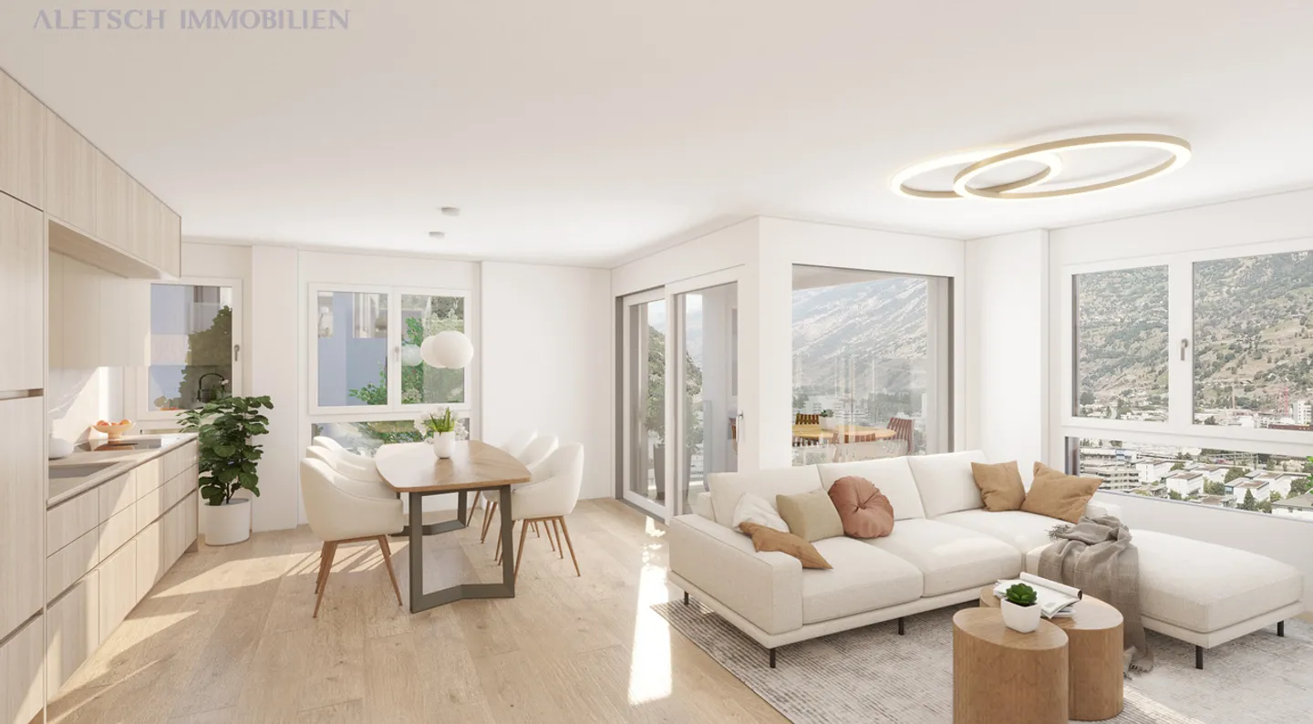 Projet de construction BACCHUS à Visp / VS - divers appartements disponibles - Photo 4 sur 4
