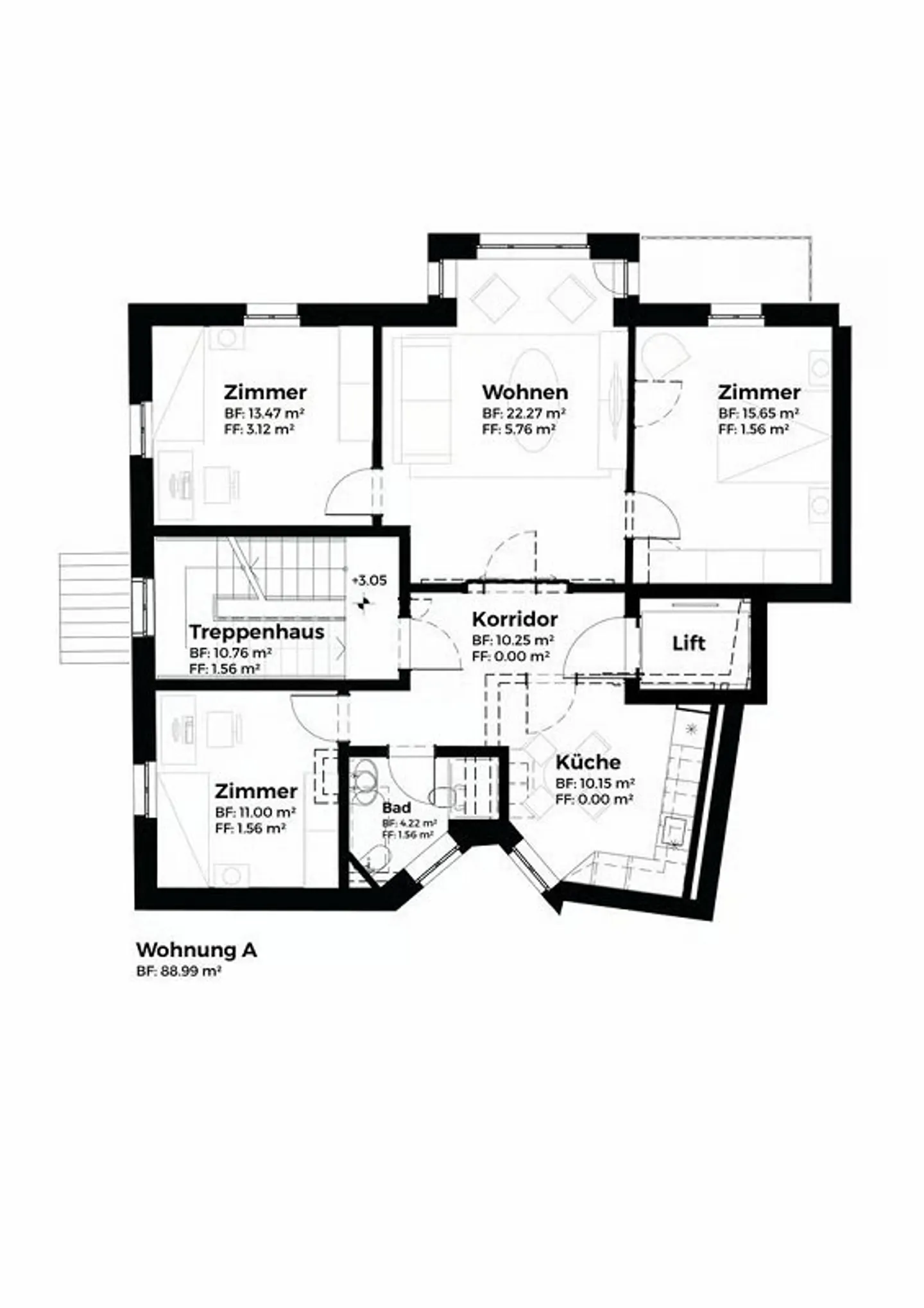 Charmante Wohnung in St. Gallen - Foto 9 von 9