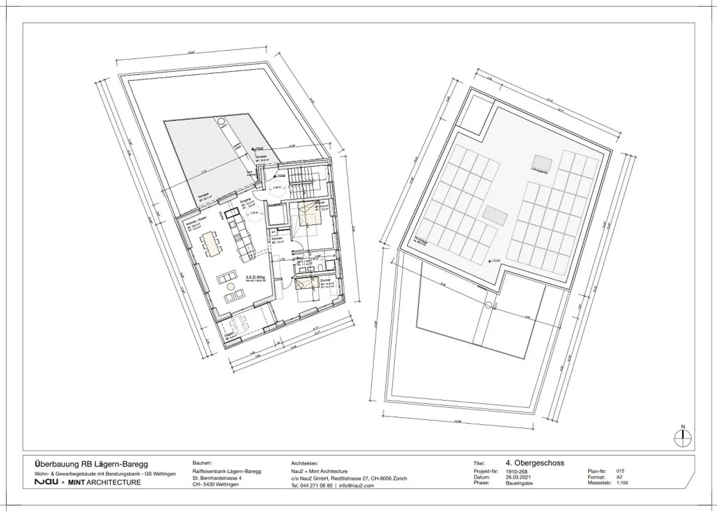 Appartement en attique moderne de 3,5 pièces au cœur de Wettingen - Photo 9 sur 9