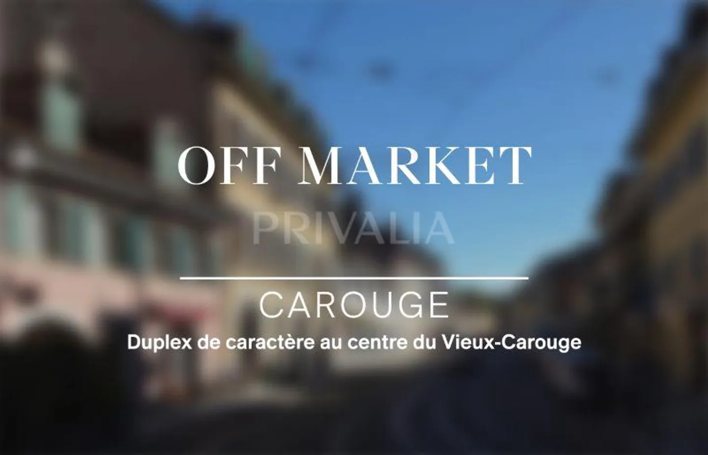 Character Duplex in Old Carouge - Photo 1 of 1