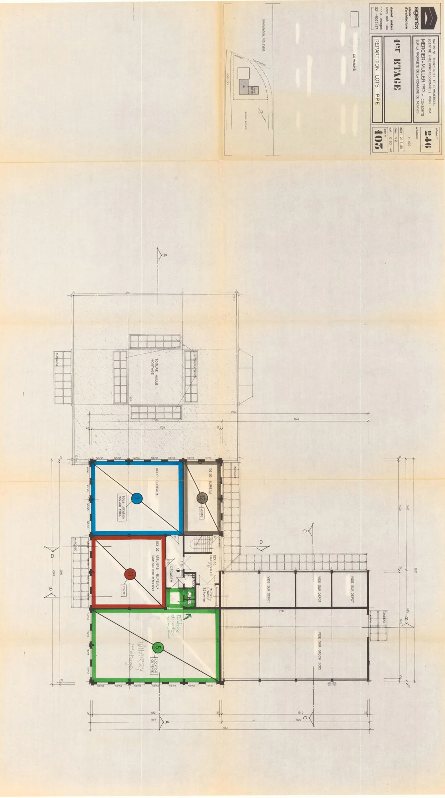 MORGES - Commercial space of 175m2 - Photo 2 of 2