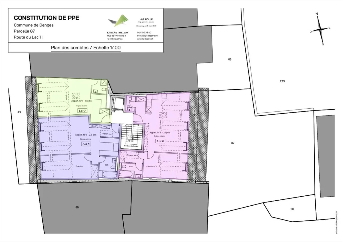 Dernier étage 1 pièce - Photo 1 sur 9
