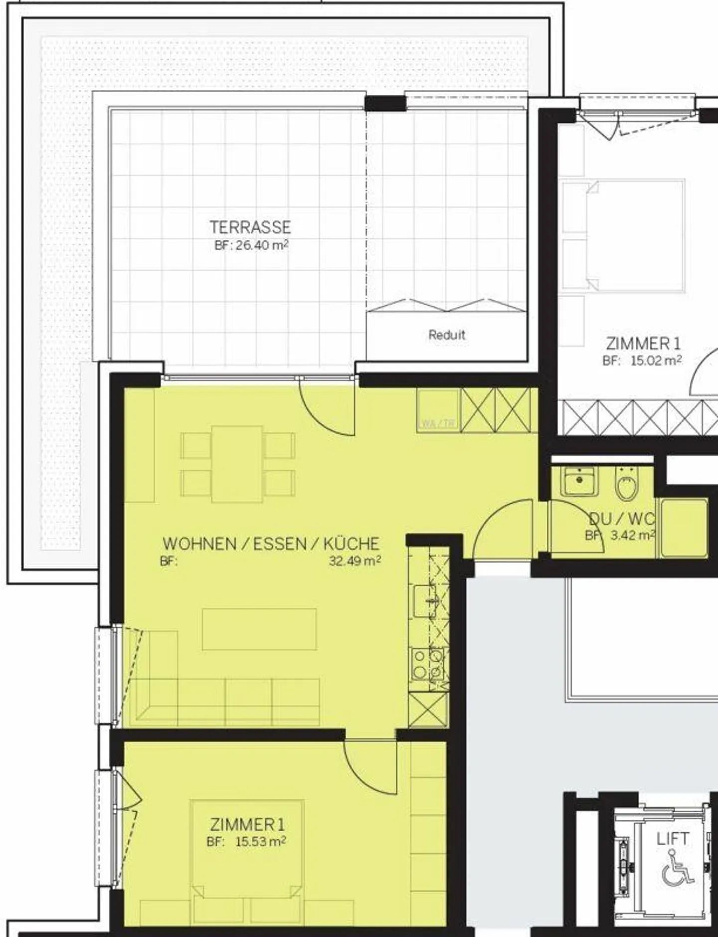 Moderno appartamento attico di 2,5 stanze - Foto 6 di 6