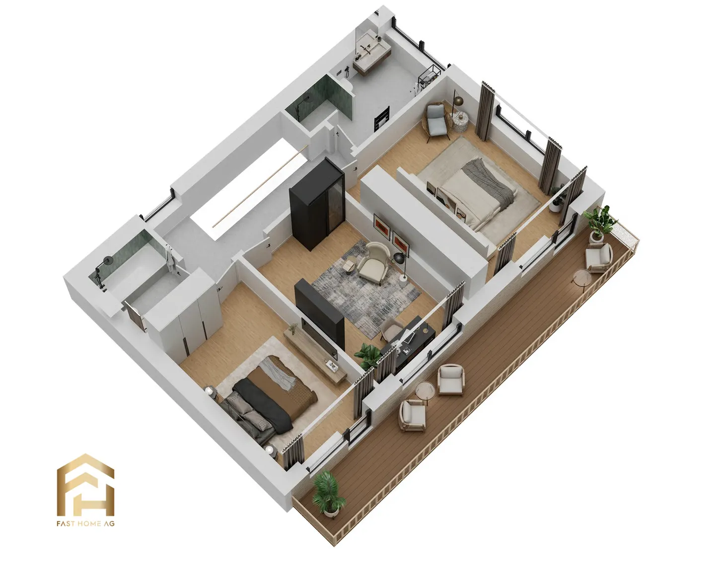 Modernes Einfamilienhaus in Geimen - Foto 6 von 13