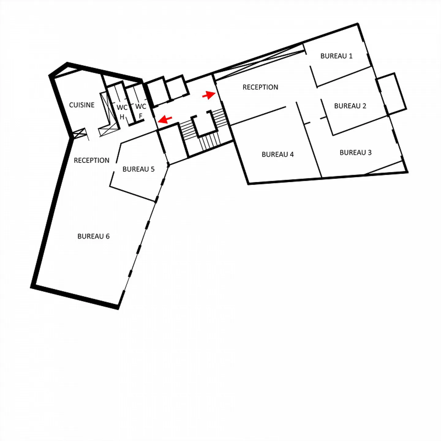 Bureaux dans un bâtiment magnifique de la vieille ville - Photo 6 sur 6