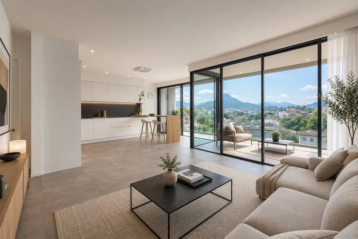 Mieten und Kaufen in Massagno – Modernes 3.5-Zimmer-Apartment mit Terrasse - Photo 13 sur 13