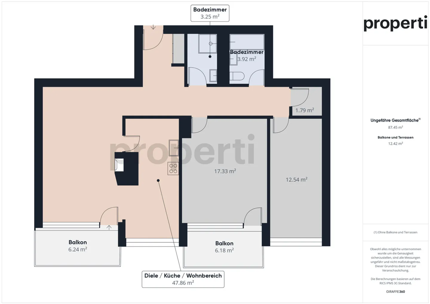 Appartamento accogliente di 3,5 stanze con balcone a Erlinsbach, Canton SO - Foto 9 di 10