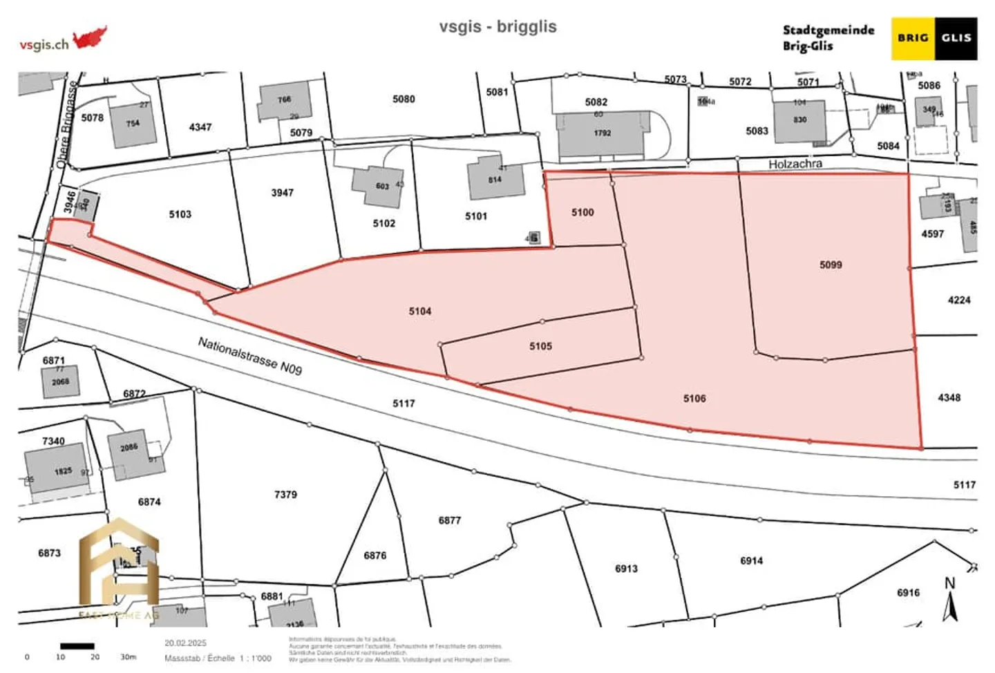 Exklusive Baulandchance am oberen Stadtrand von Brig-Glis - Foto 9 von 11