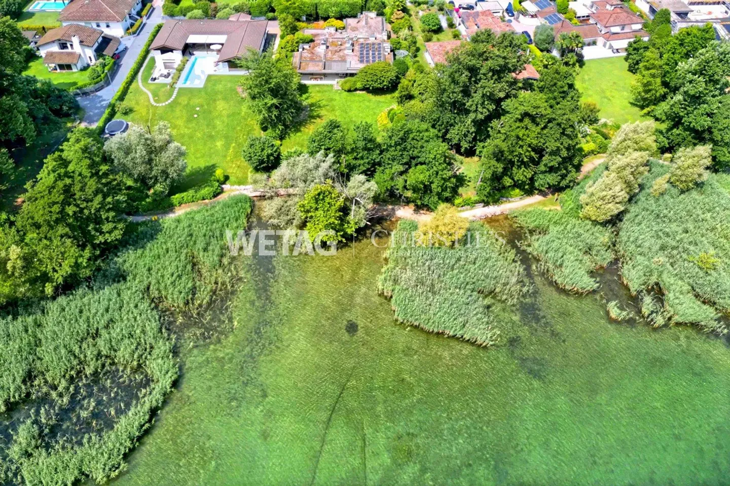 Lugano-Magliaso: magnificent villa with indoor pool, directly on Lake Lugano - Photo 12 of 13