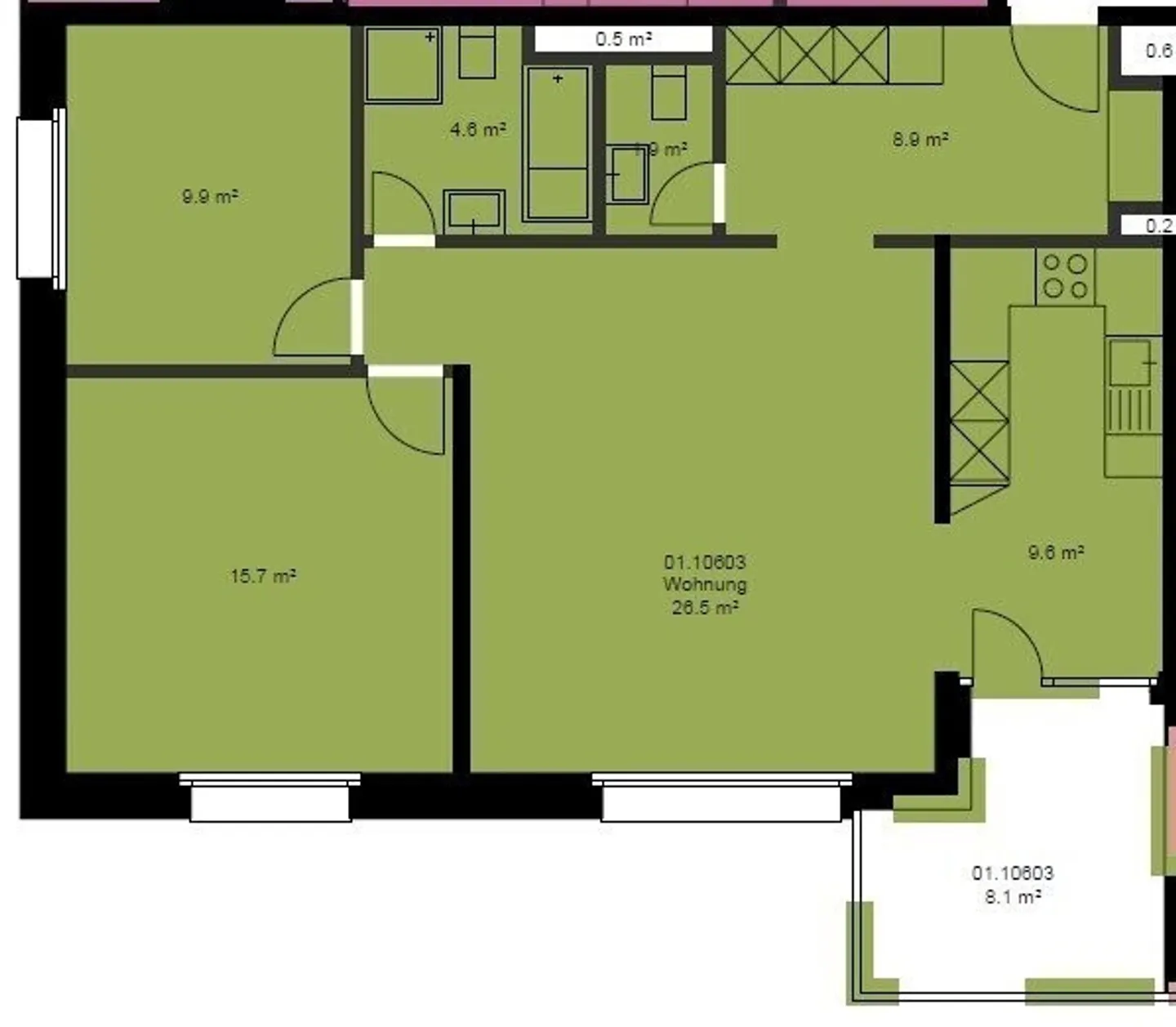 Appartamento 3.5 camere affascinante - Foto 7 di 7