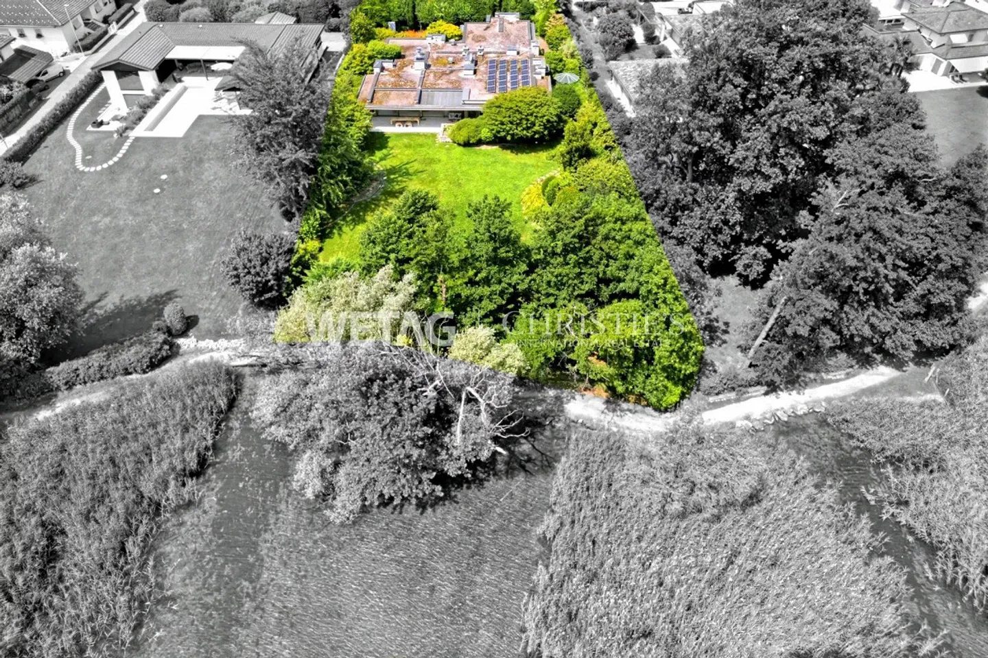 Lugano-Magliaso: magnificent villa with indoor pool, directly on Lake Lugano - Photo 13 of 13