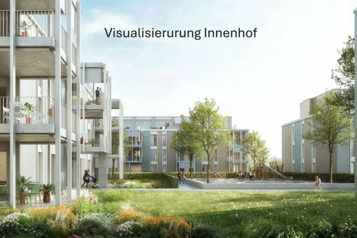 Erstbezug: Moderne 3.5 Zimmer Neubauwohnung mit Loggia - Foto 2 di 8