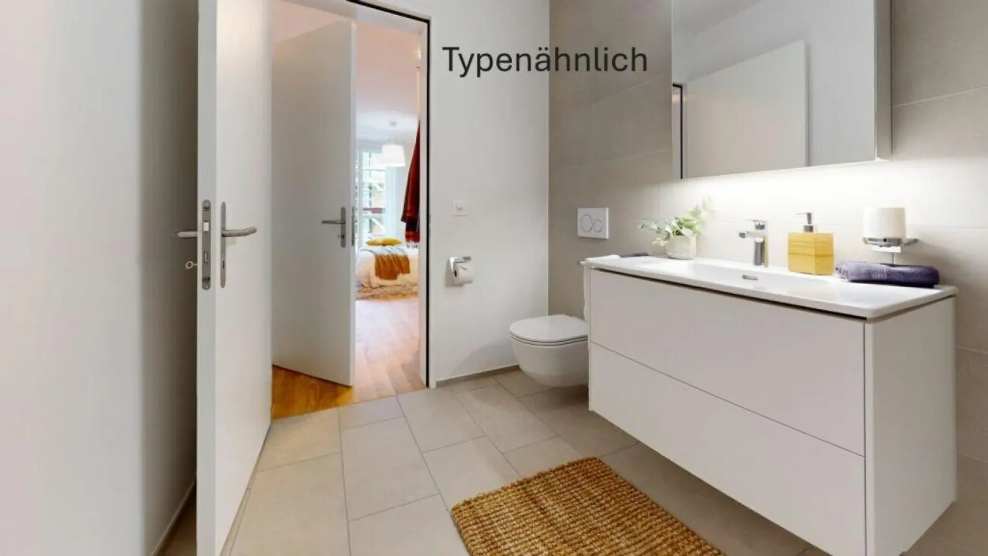 Erstbezug: Moderne 3.5 Zimmer Neubauwohnung mit Loggia - Foto 7 di 8