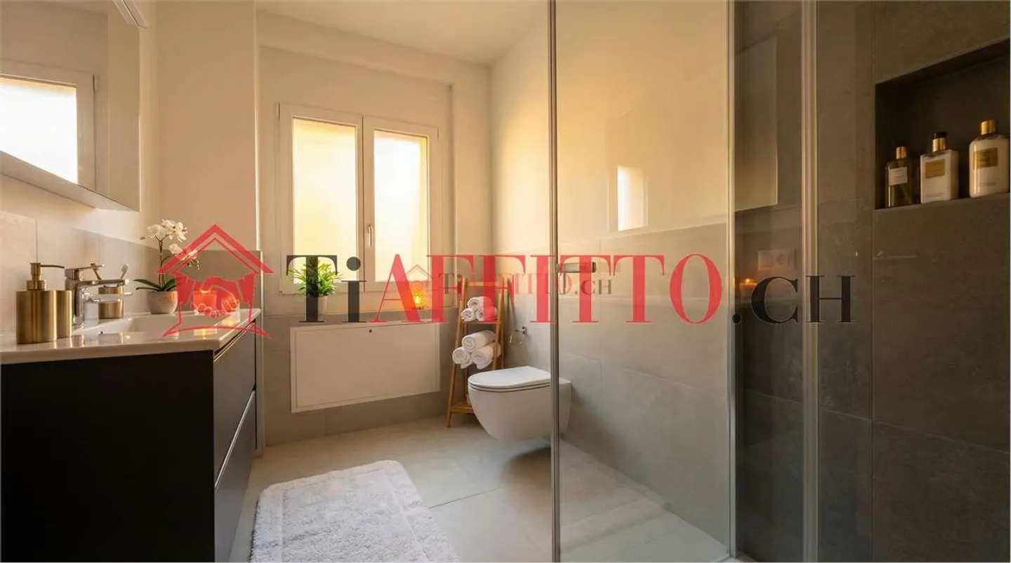 Modernes 2.5 Zimmer Apartment in Lugano - Foto 3 von 6