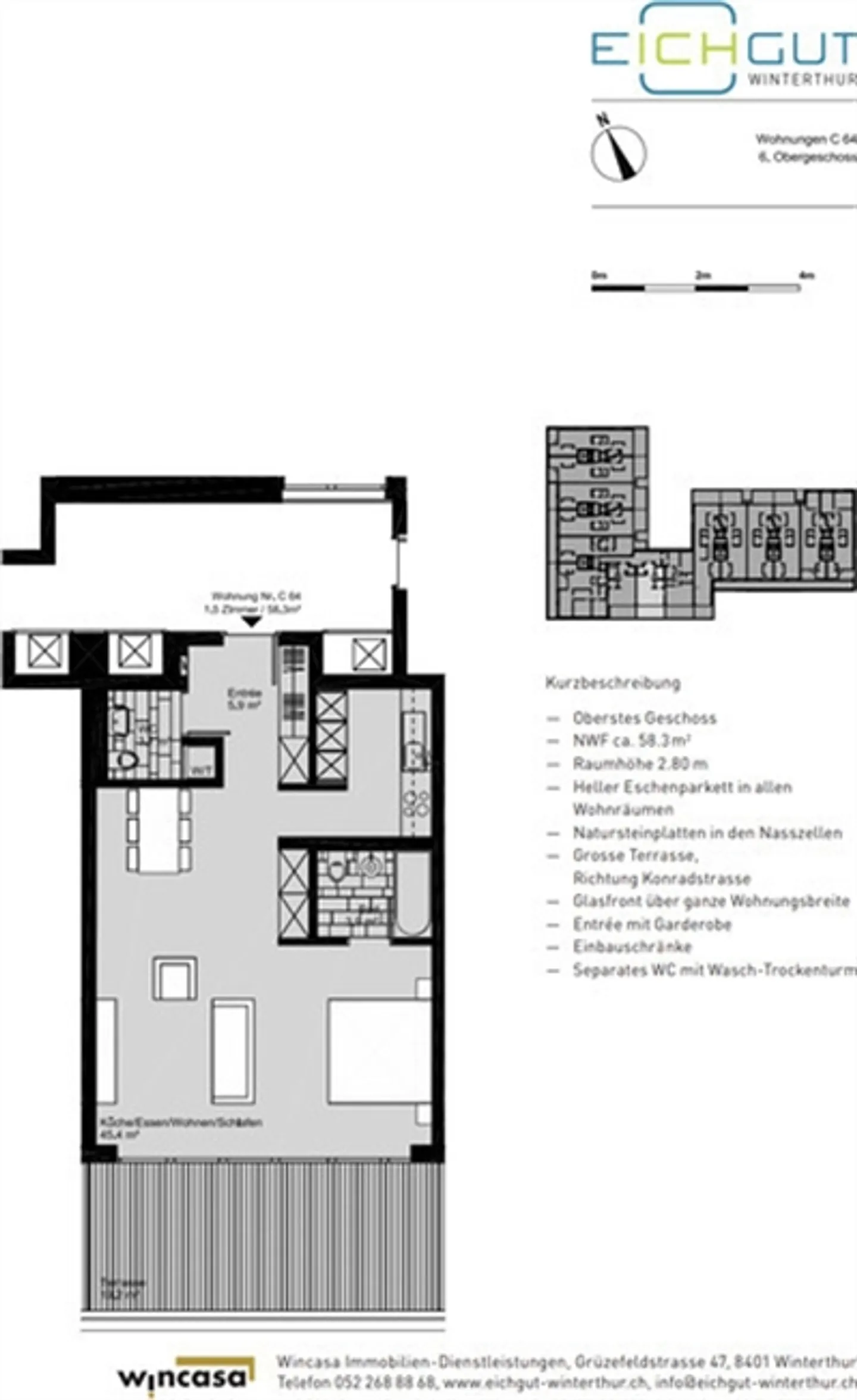 Appartamento 1½ locali a Winterthur - Città, arredato, temporaneo - Foto 10 di 10