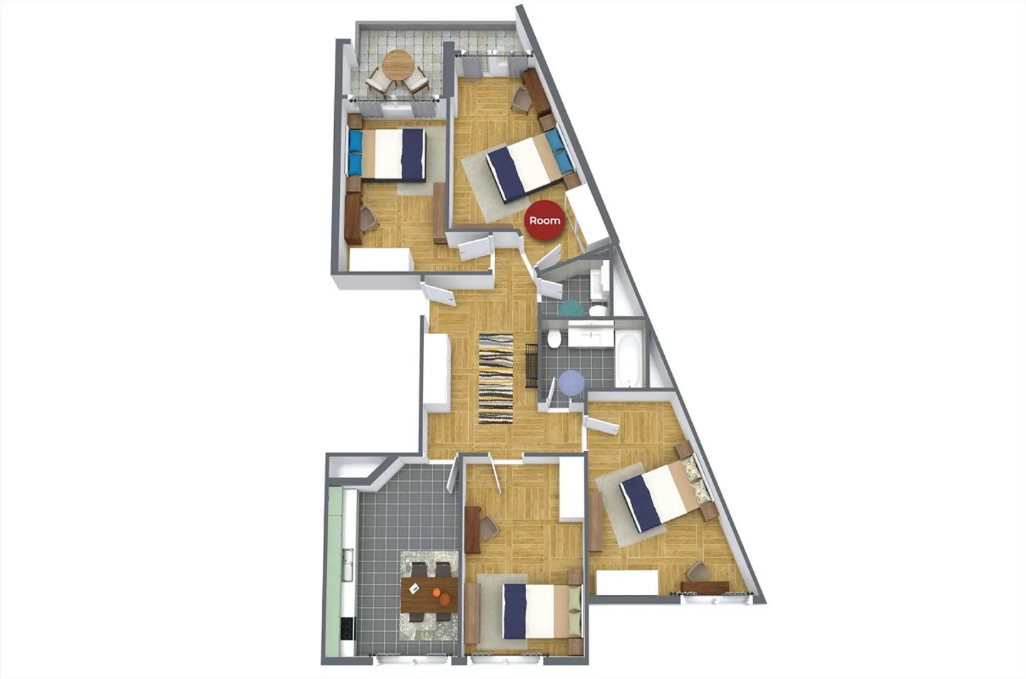 Furnished Room in Modern Apartment - Photo 14 of 14