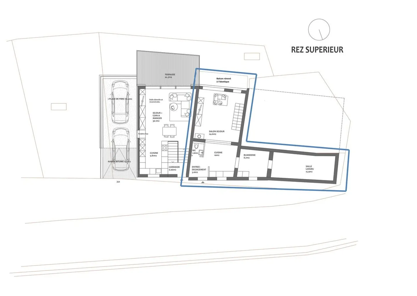Wunderschönes Duplexhaus mit 5,5 Zimmern - Foto 5 von 6