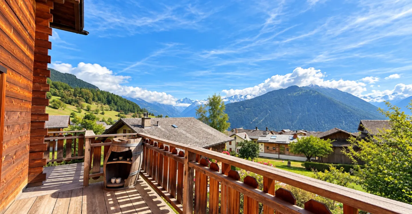 Peaceful chalet in Levron with four bedrooms and spectacular valley views - Photo 7 of 11