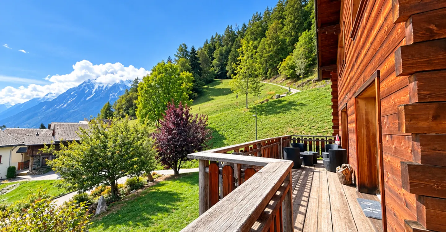 Peaceful chalet in Levron with four bedrooms and spectacular valley views - Photo 8 of 11