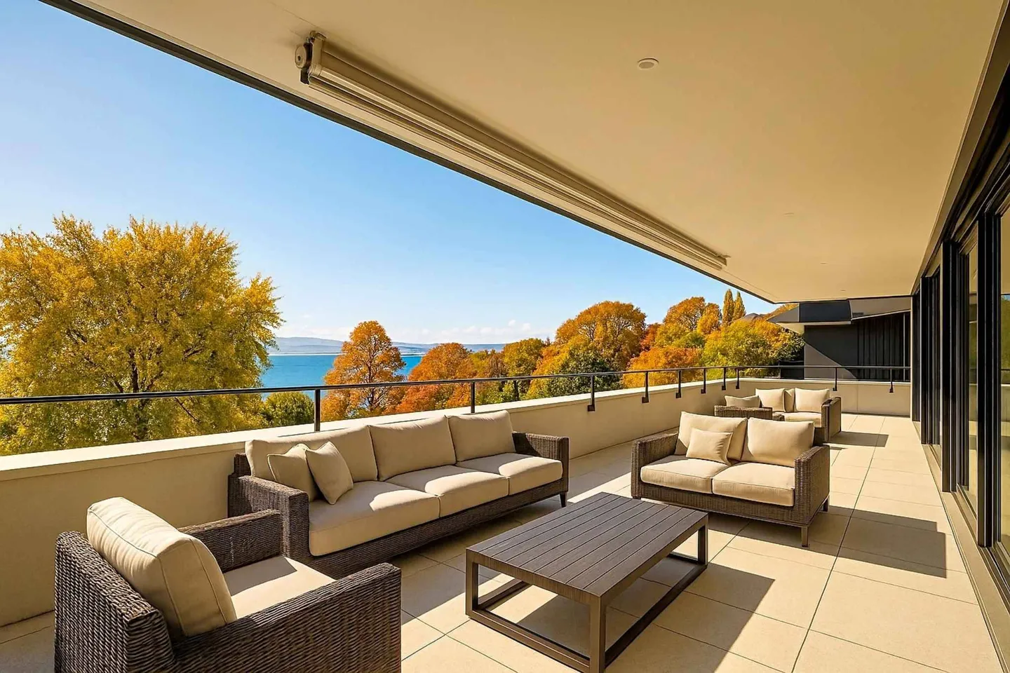 Luxuriöse 4,5-Zimmer-Wohnung mit überdachtem Balkon - Foto 7 von 12